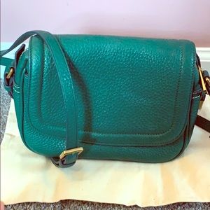 J.Crew Signet Crossbody Bag in Evergreen